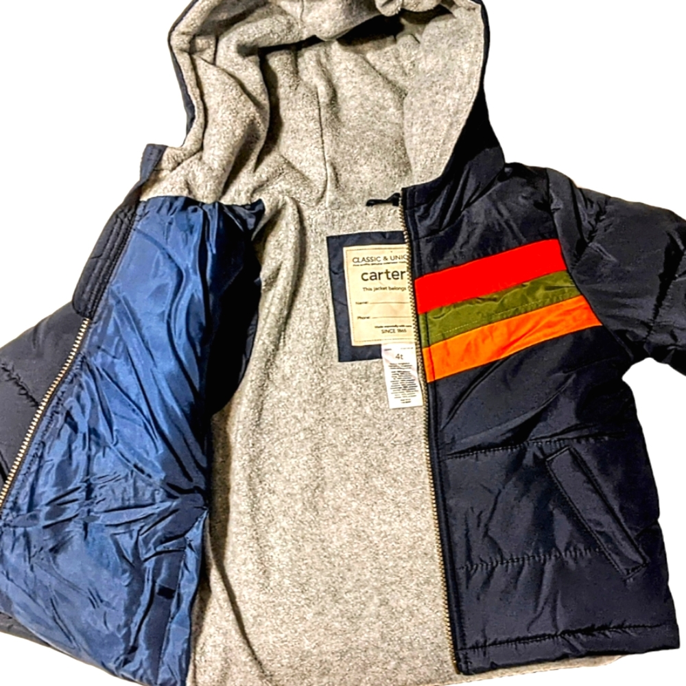 Carter's boys 4T coat NWT